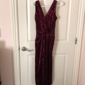 Velvet jumpsuit